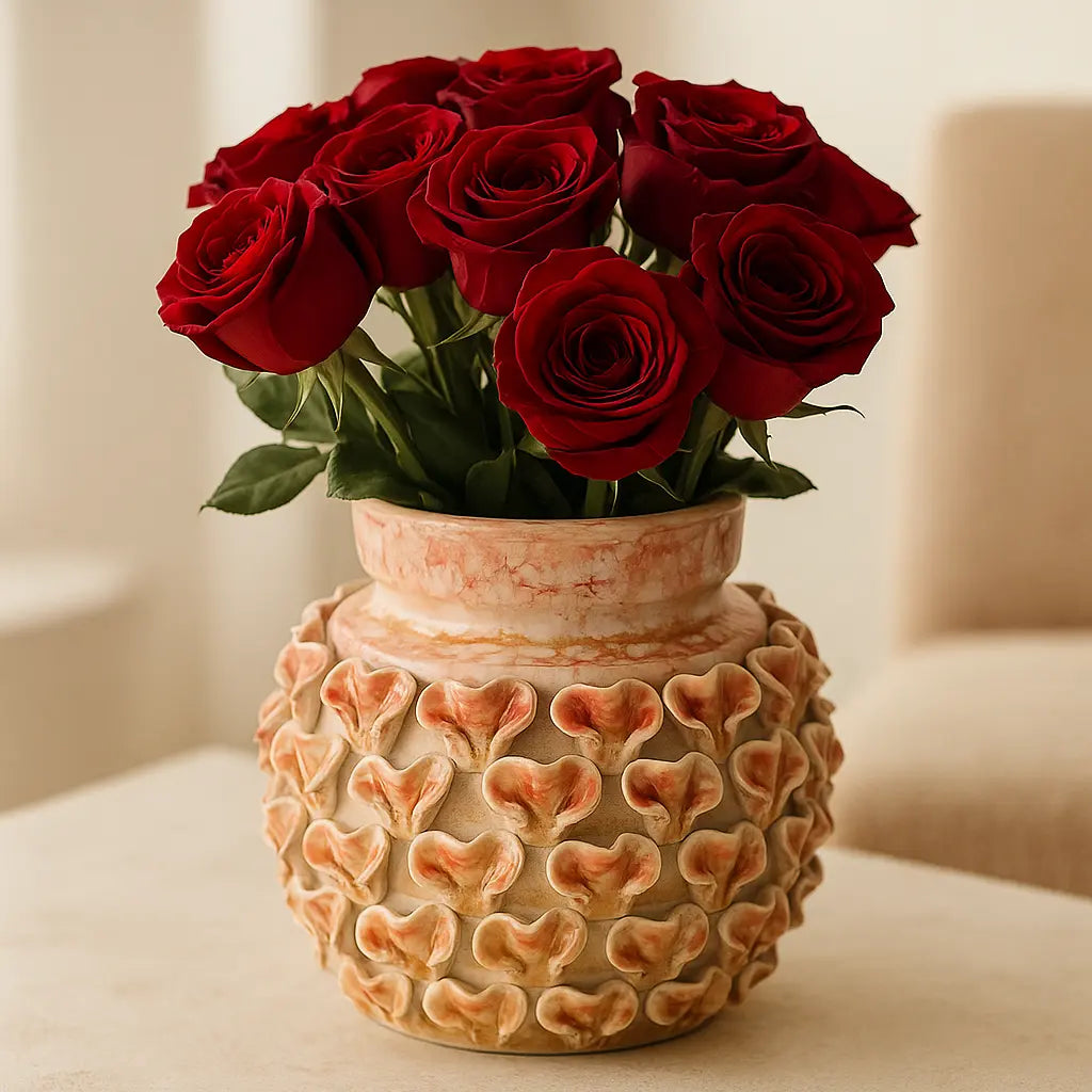 Terra Cotta Style Vase – Rustic Elegance and Natural Warmth Sylvia Crystals Sp. z o.o.