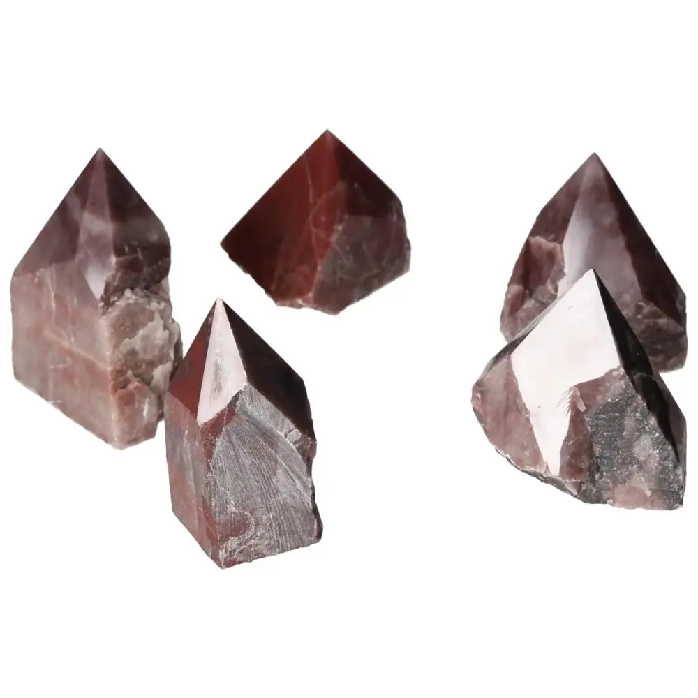Top Polished Point Guava Quartz M, premium crystal with pink hue, from Sylvia Crystals.