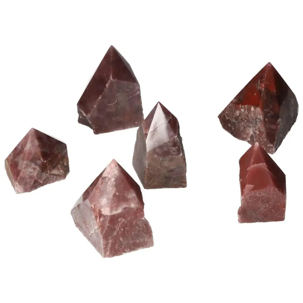 Polished Point Guava Quartz Crystals - Sylvia Crystals Collection