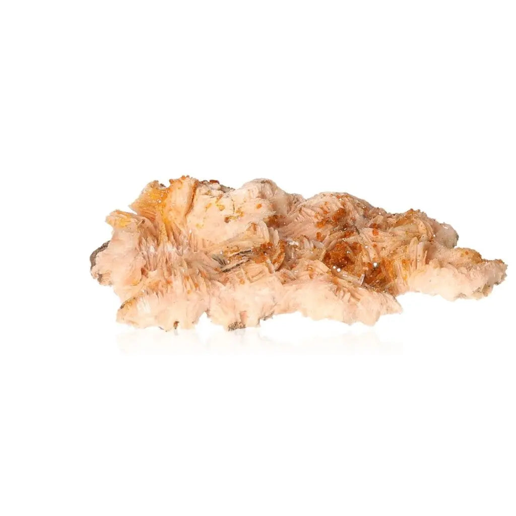 Vanadinite Baryte Druze with vibrant red-orange crystal formations, ideal for collectors seeking focus and creativity.