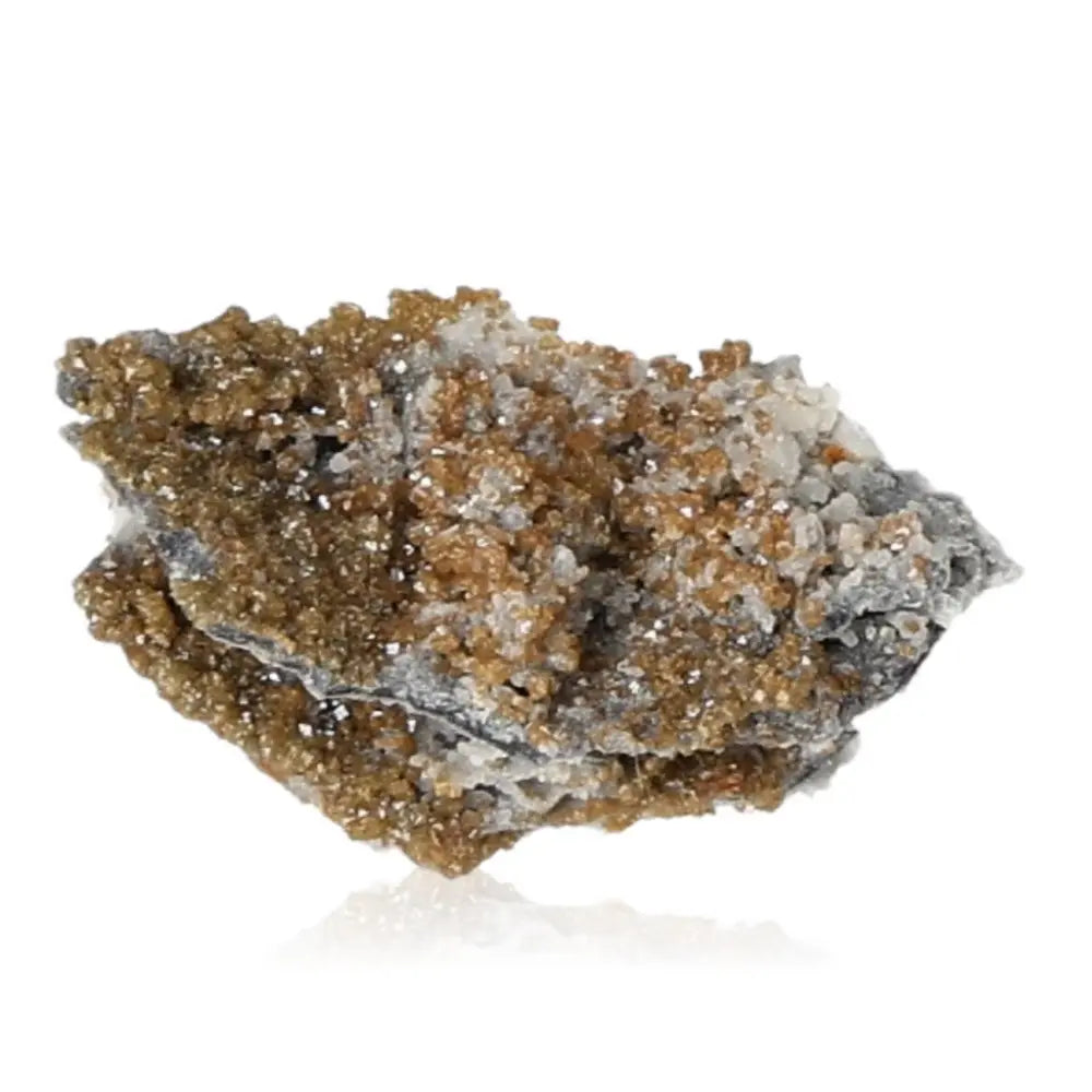 Vanadinite mineral showcasing vibrant red-orange hues, ideal for enhancing creativity and focus in collections and mindful practices.