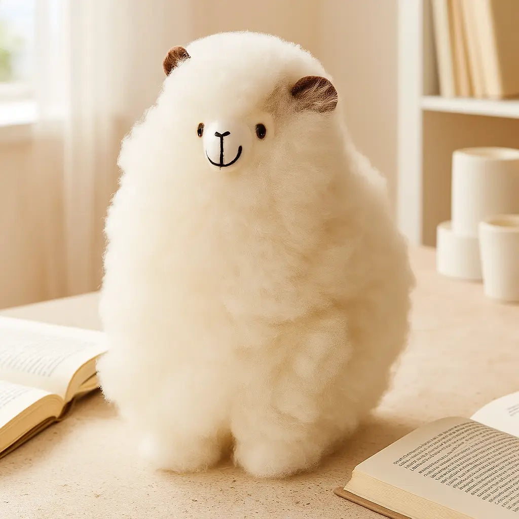 White Alpaca Plush Sylvia Crystals Sp. z o.o.
