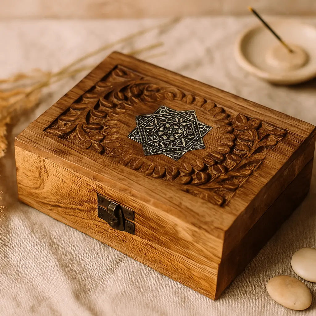 Wooden Jewelry Box – Classic Craftsmanship and Elegant Storage Sylvia Crystals Sp. z o.o.