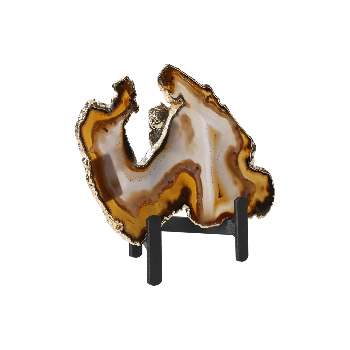 Agate Thin Slabs On Metal Stand 10001021