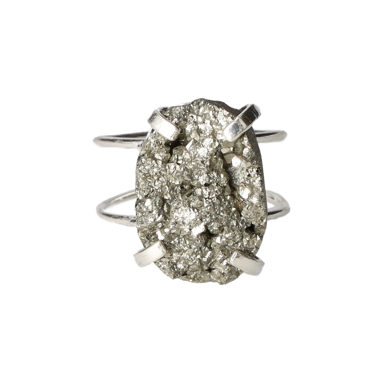 Pyrite Sterling Silver Ring