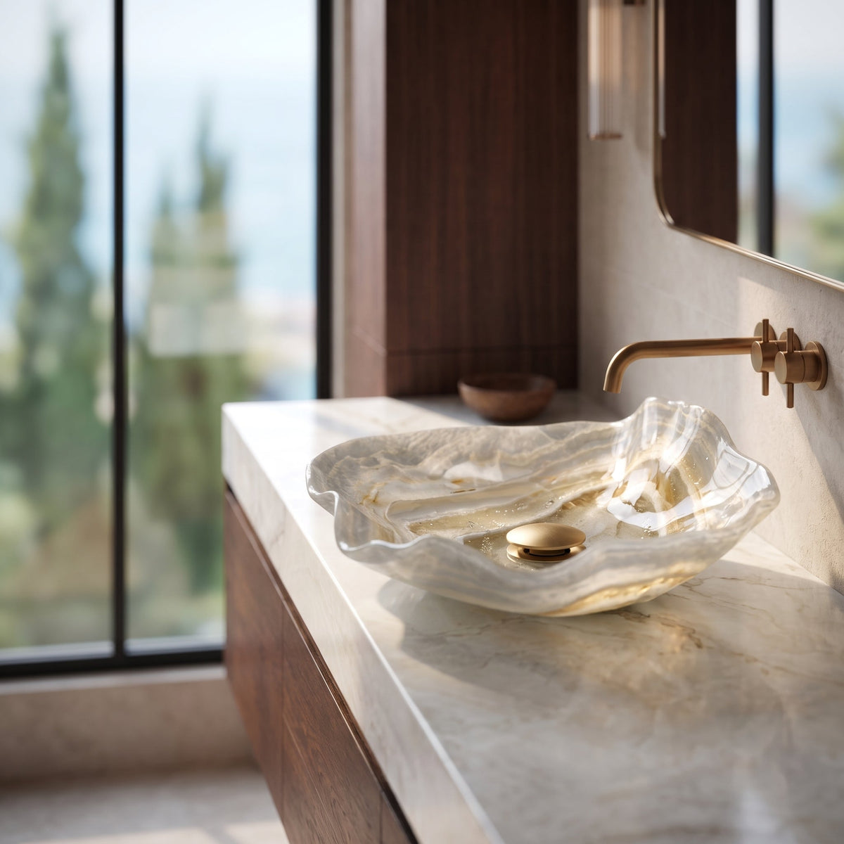Onyx washbasin 460 × 190 × 600 mm