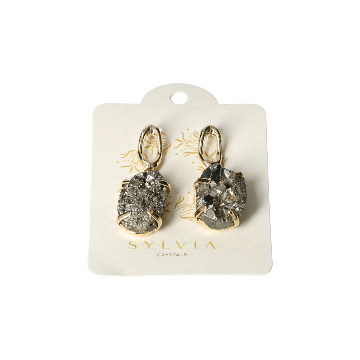 Pyrite Earring Gold 40000188