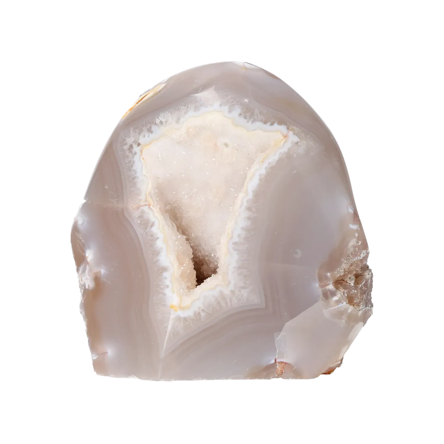 Semi polished Agate with Quartz 10000386