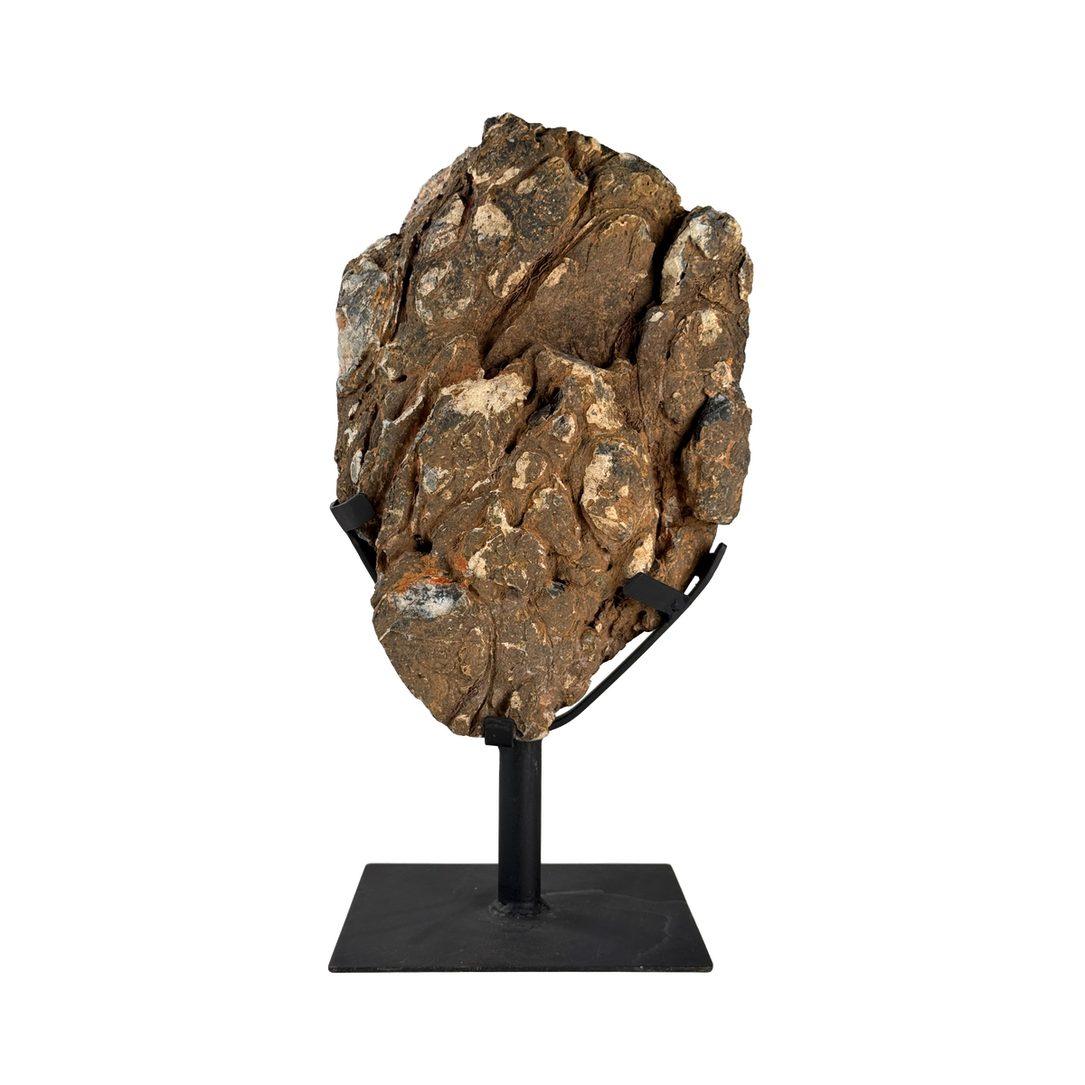 Semi Polished Agate On Metal Base