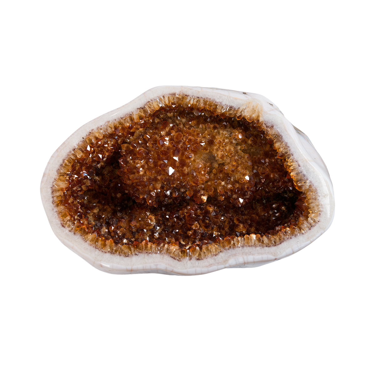 Citrine-coloured Geode 500 × 270 × 330 mm
