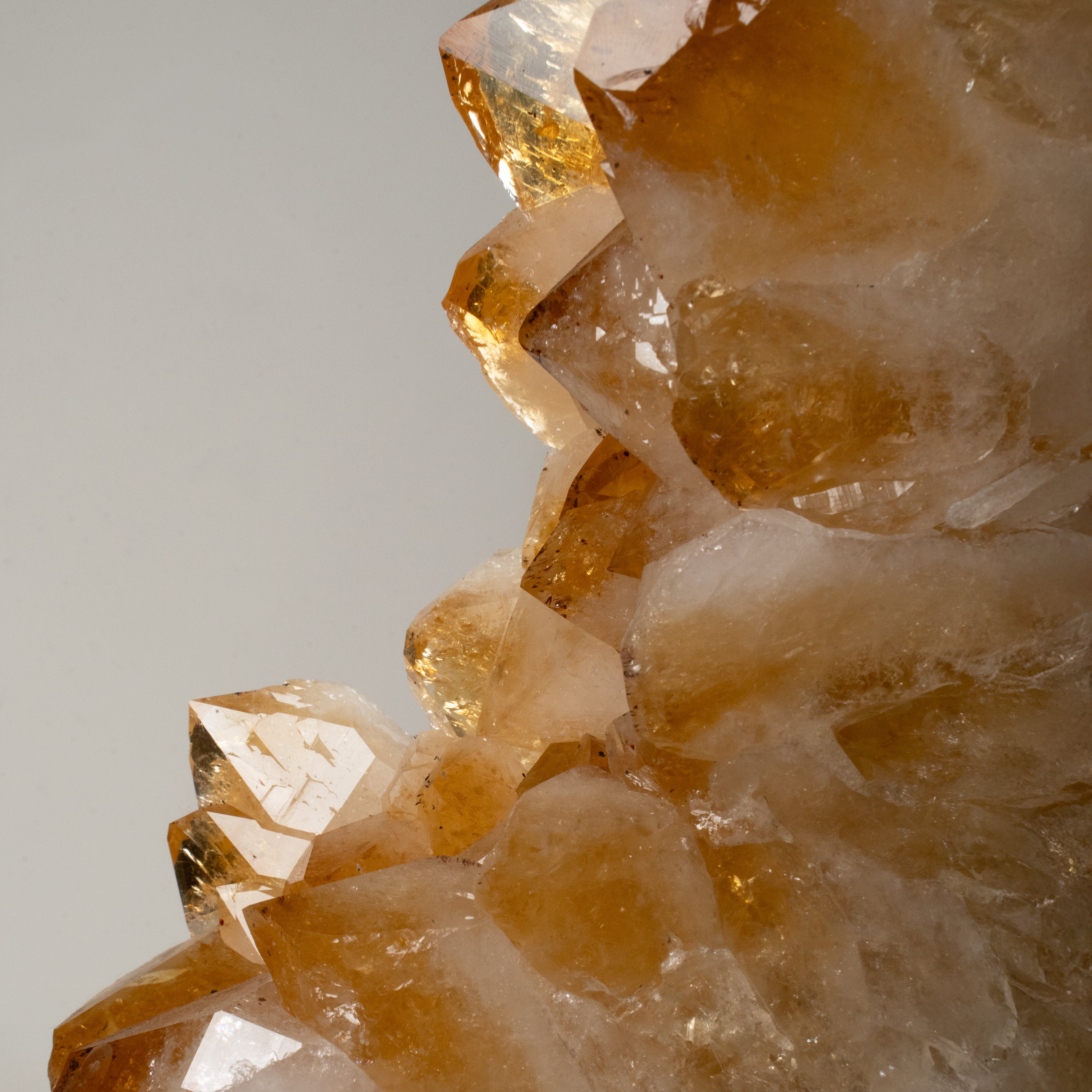 Bagues en citrine polie