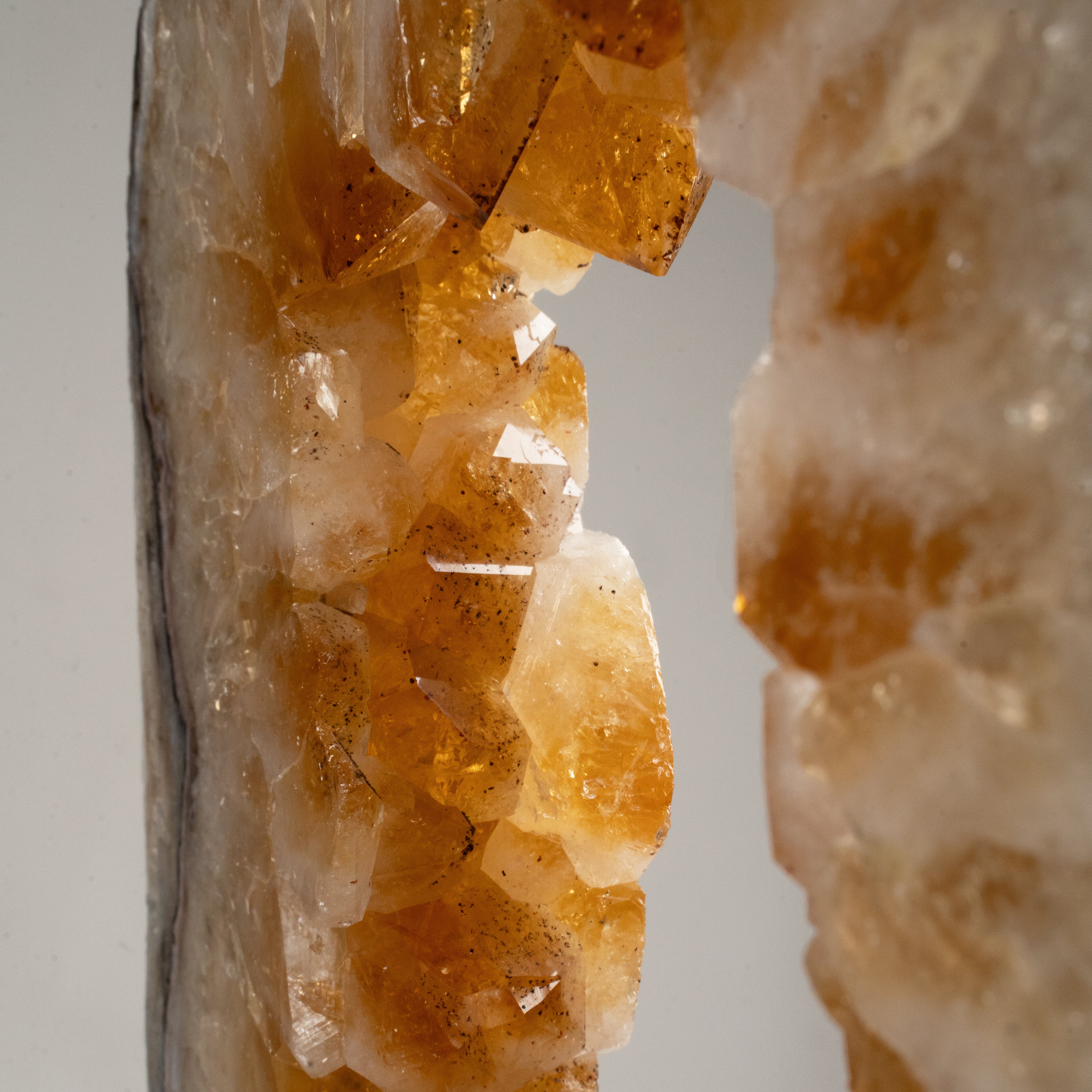 Bagues en citrine polie