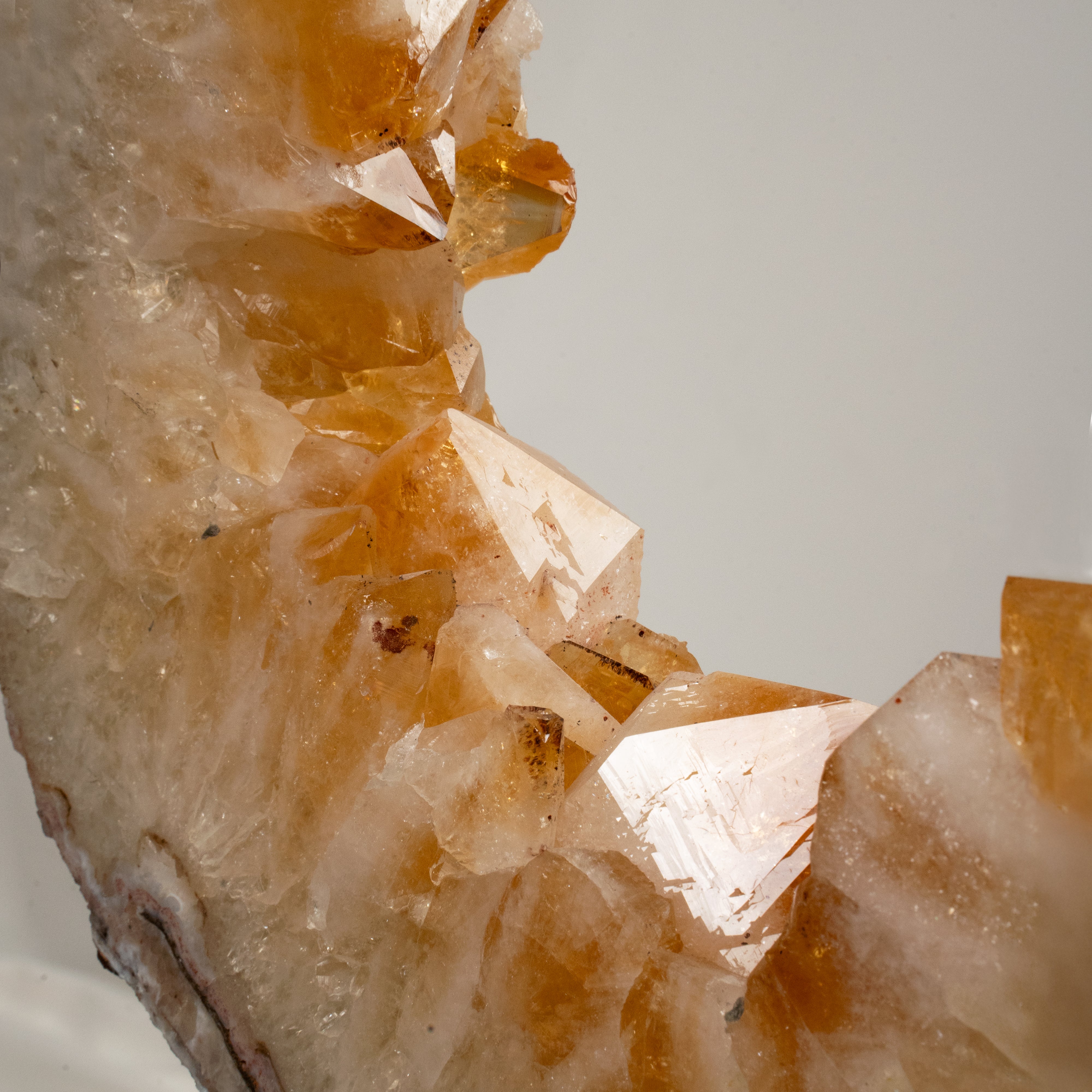 Bagues en citrine polie