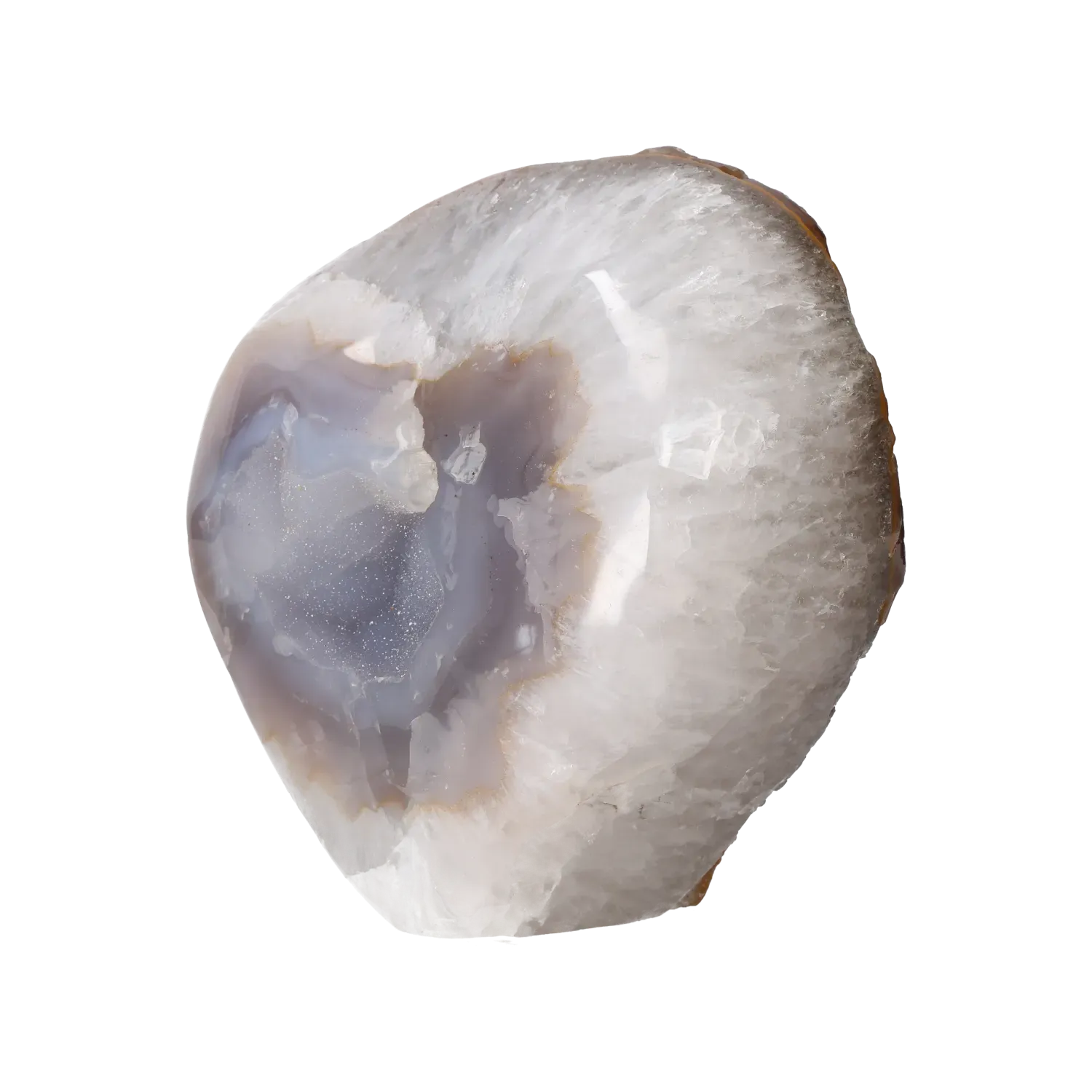 Agate Geode with Quartz Cut Base 10000428