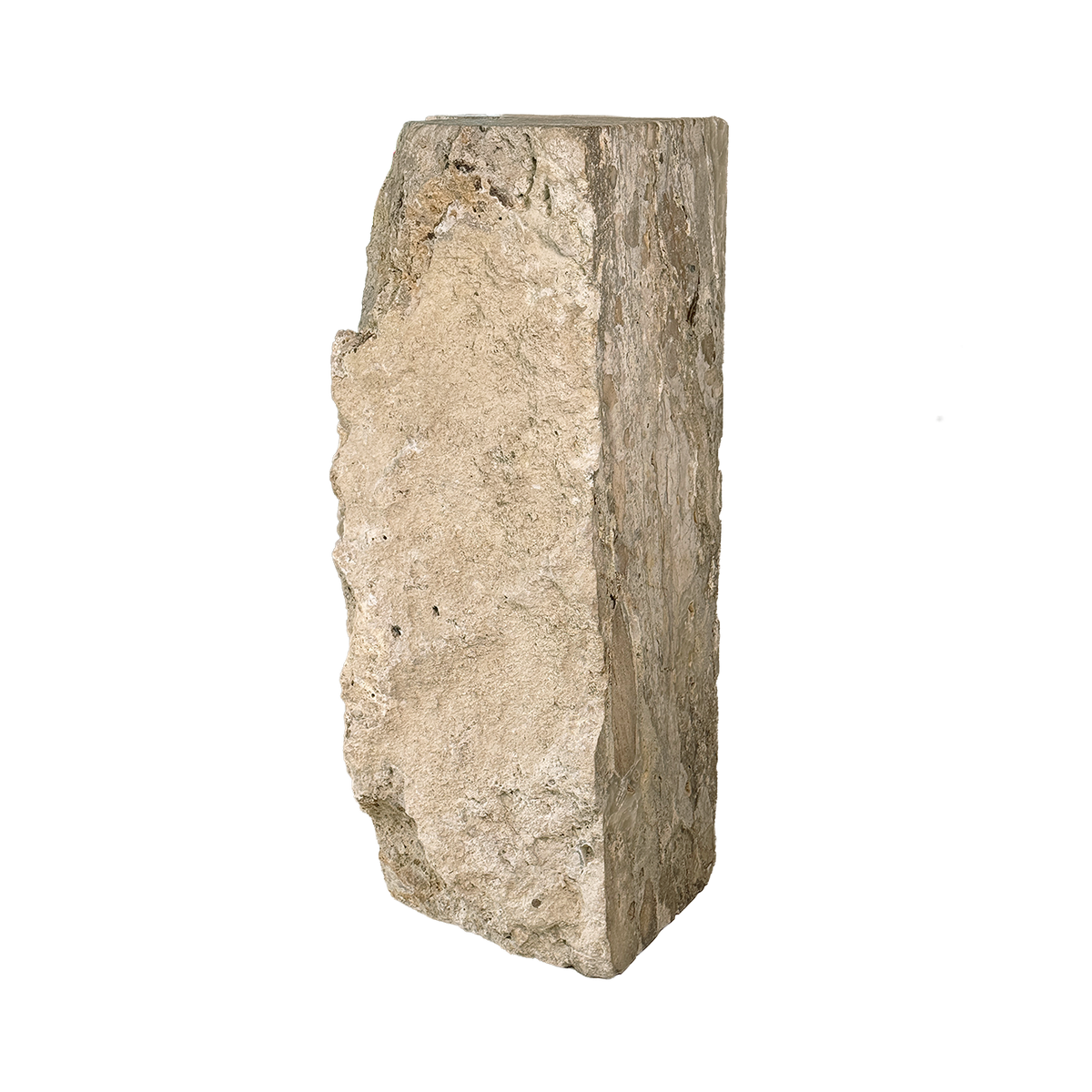 Calcite onyx plinth 450 × 1200 × 450 mm