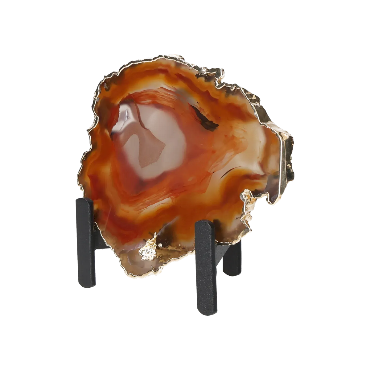 Agate Thin Slab On Metal Stand 10001010