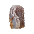 Semi polished Chalcedony with Amethyst 10000407