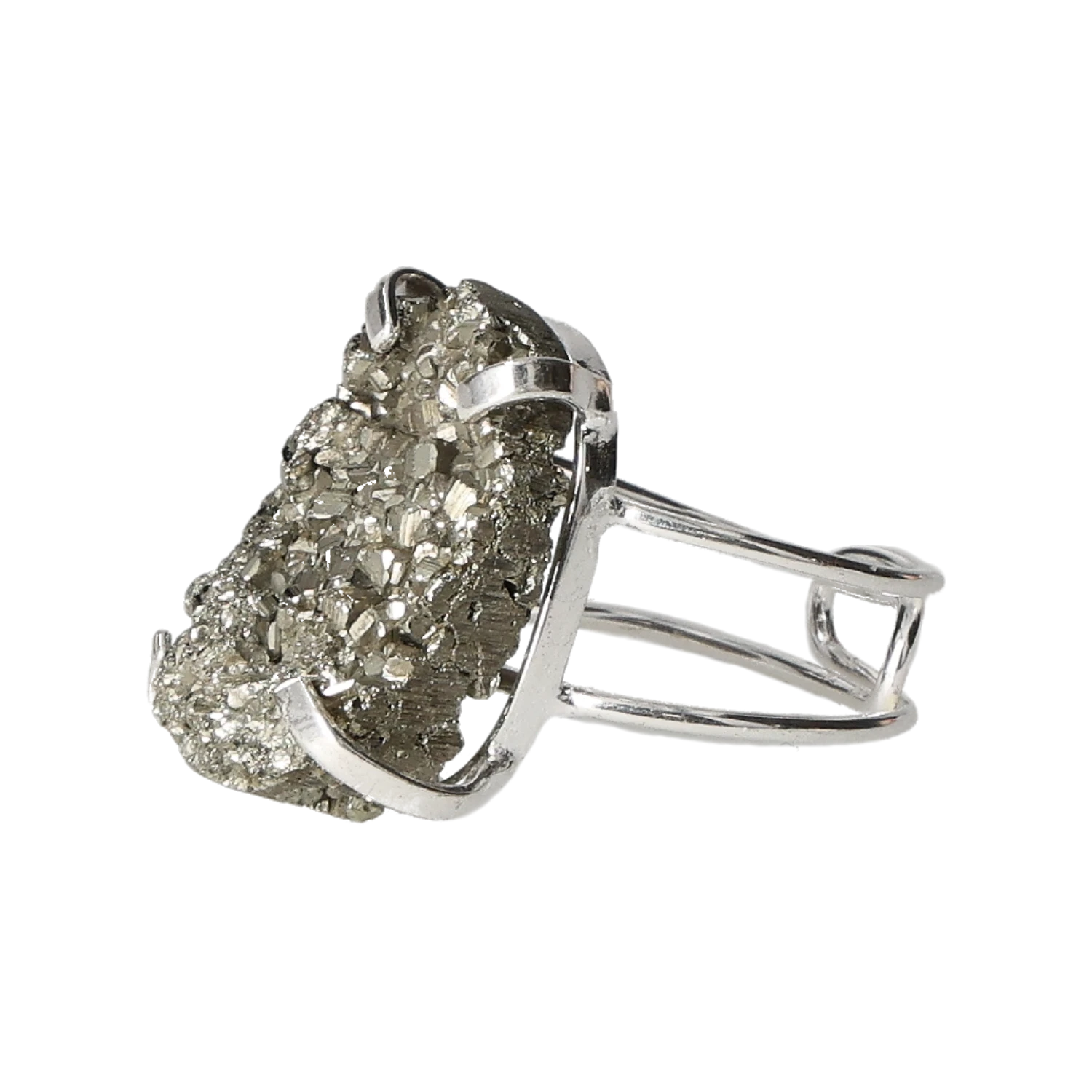 Pyrite Sterling Silver Ring
