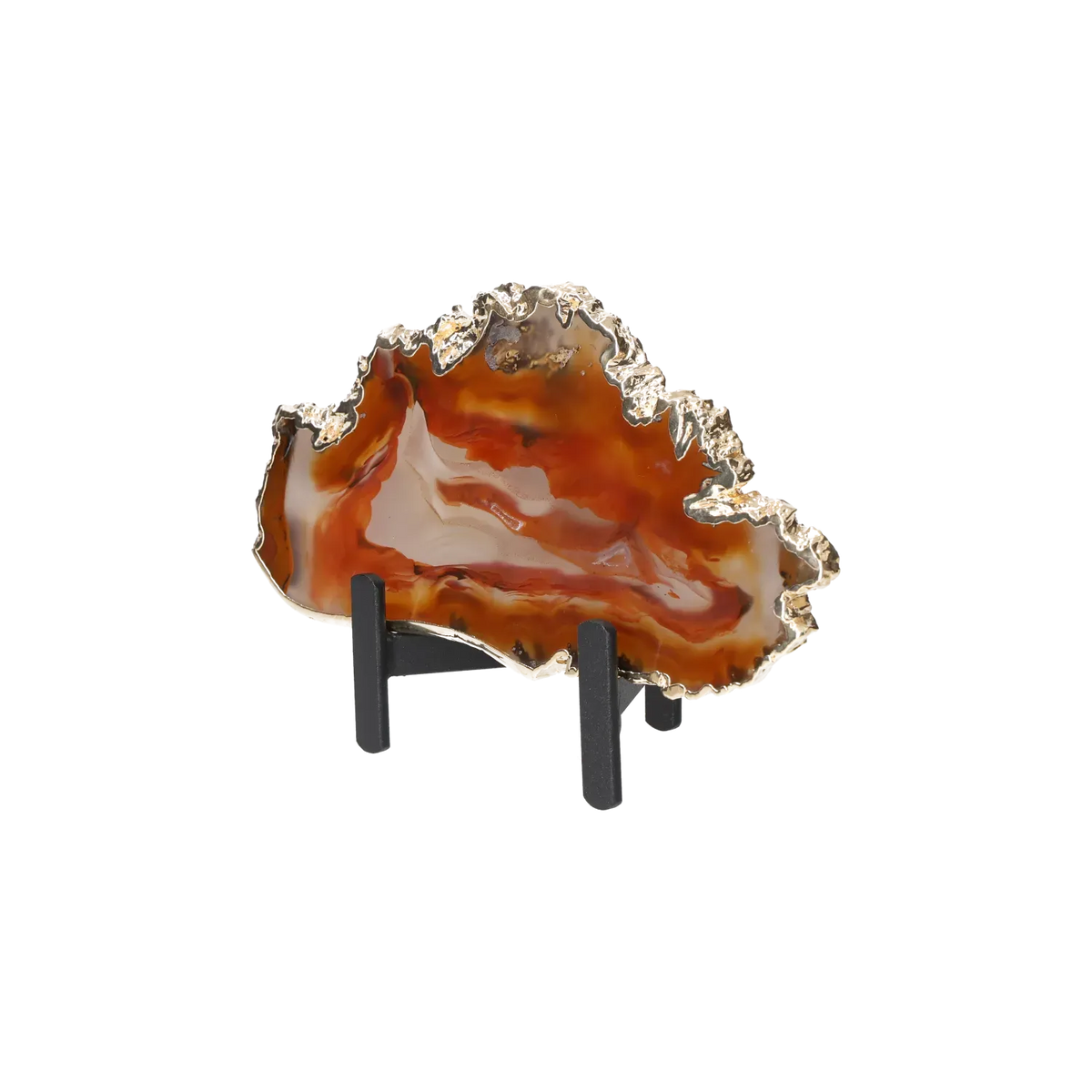 Agate Thin Slabs On Metal Stand 10001023