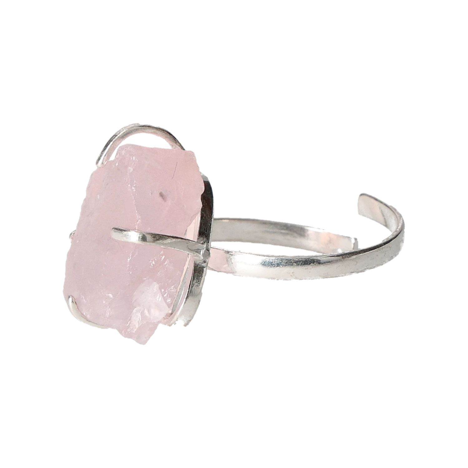Rose Quartz Sterling Silver Ring 40000112