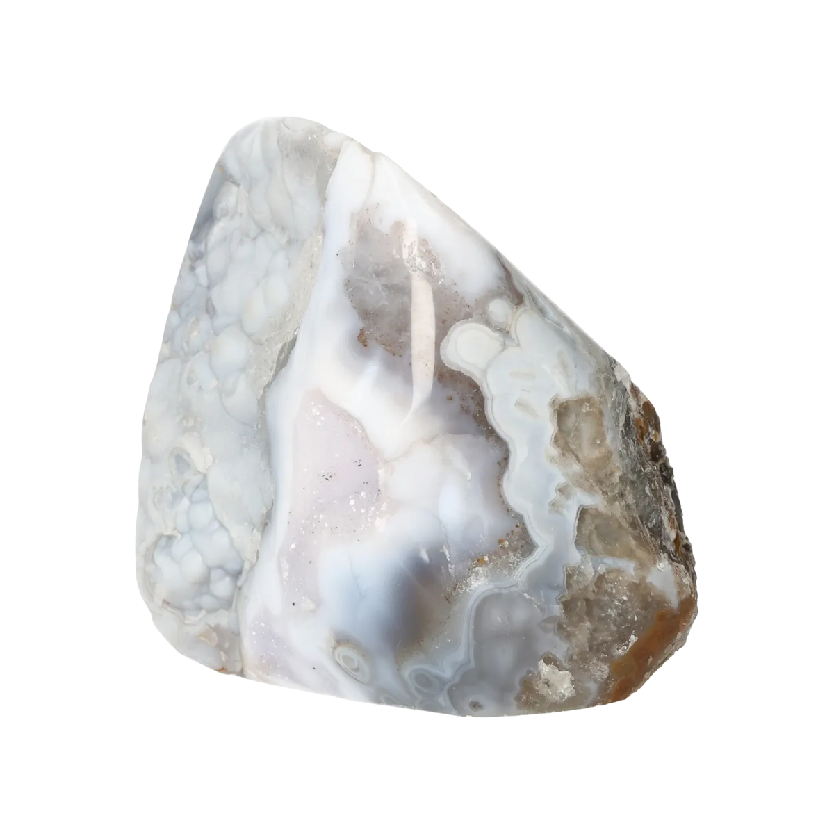 Semi polished Quartz with Chalcedony 10000384