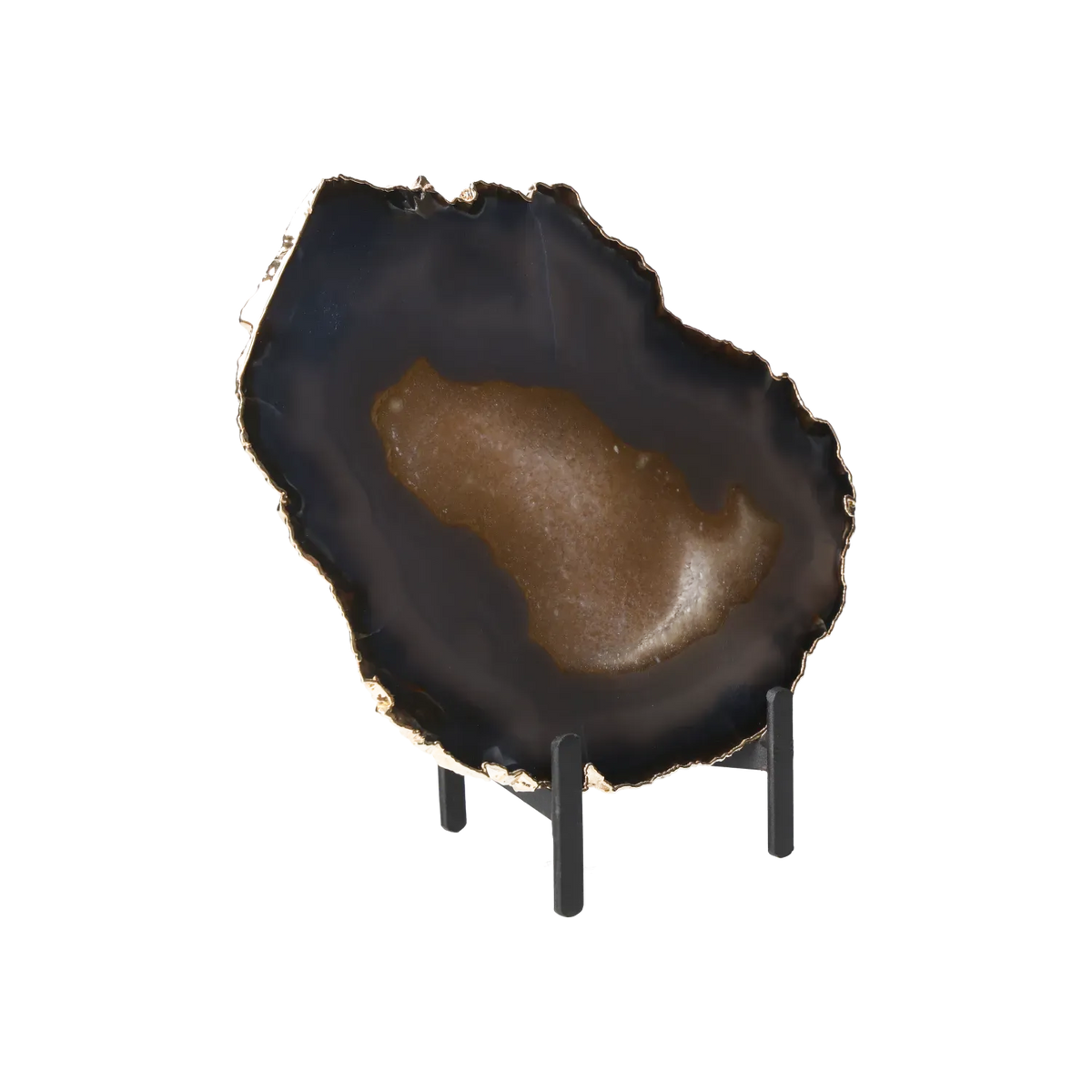 Agate Thin Slab On Metal Stand 10001014
