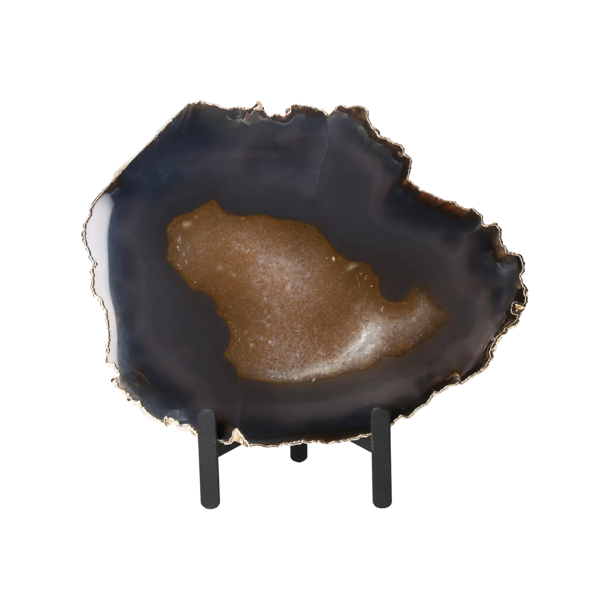 Agate Thin Slab On Metal Stand 10001014