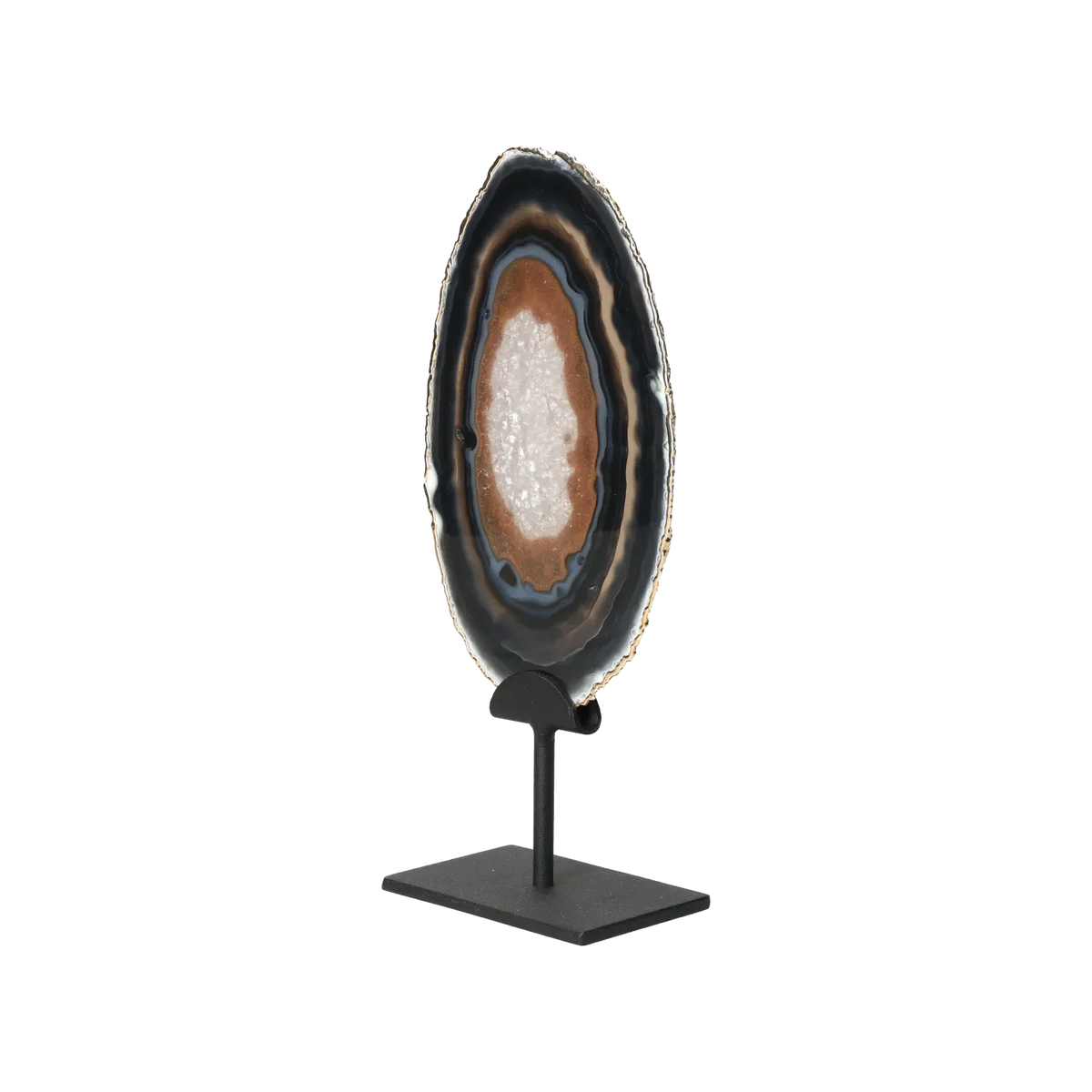 Agate Thin Slab On Metal Base 10001008