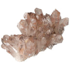 Exquisite Quartz Cluster with Lithium from Sylvia Crystals, featuring unique hue and deep spiritual essence, handpicked for premium quality.