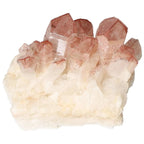 Quartz Cluster With Lithium crystal from Sylvia Crystals, showcasing pink lithium-infused quartz for calming energies and elegance.