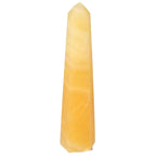 Vibrant Mexican Calcite Obelisk for motivation and energy.