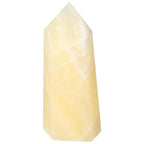 Mexican Calcite Obelisk for enhancing self-confidence and motivation, handpicked for quality by Sylvia Crystals.