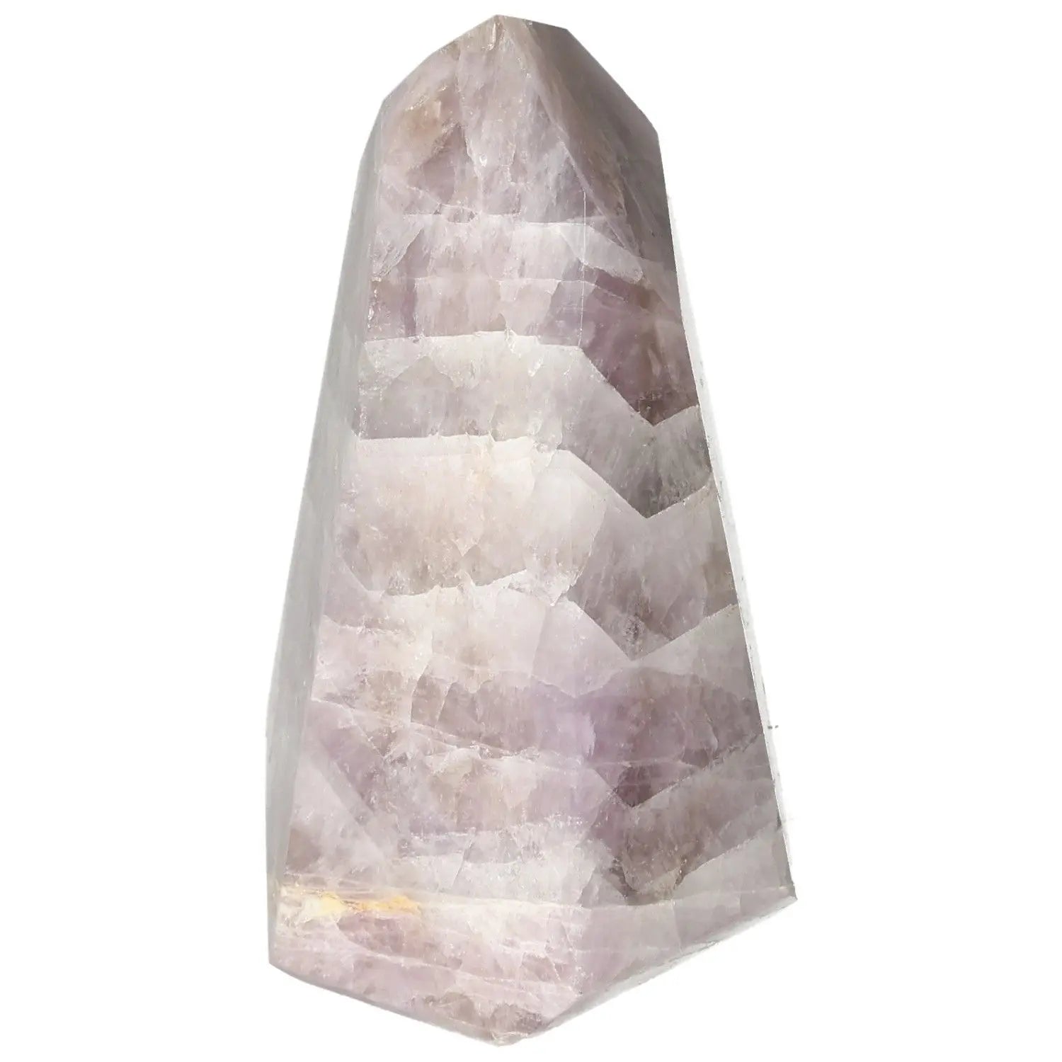 Seven Point Polished Amethyst, handcrafted by Sylvia Crystals, showcasing luxurious spiritual elegance and profound energy.