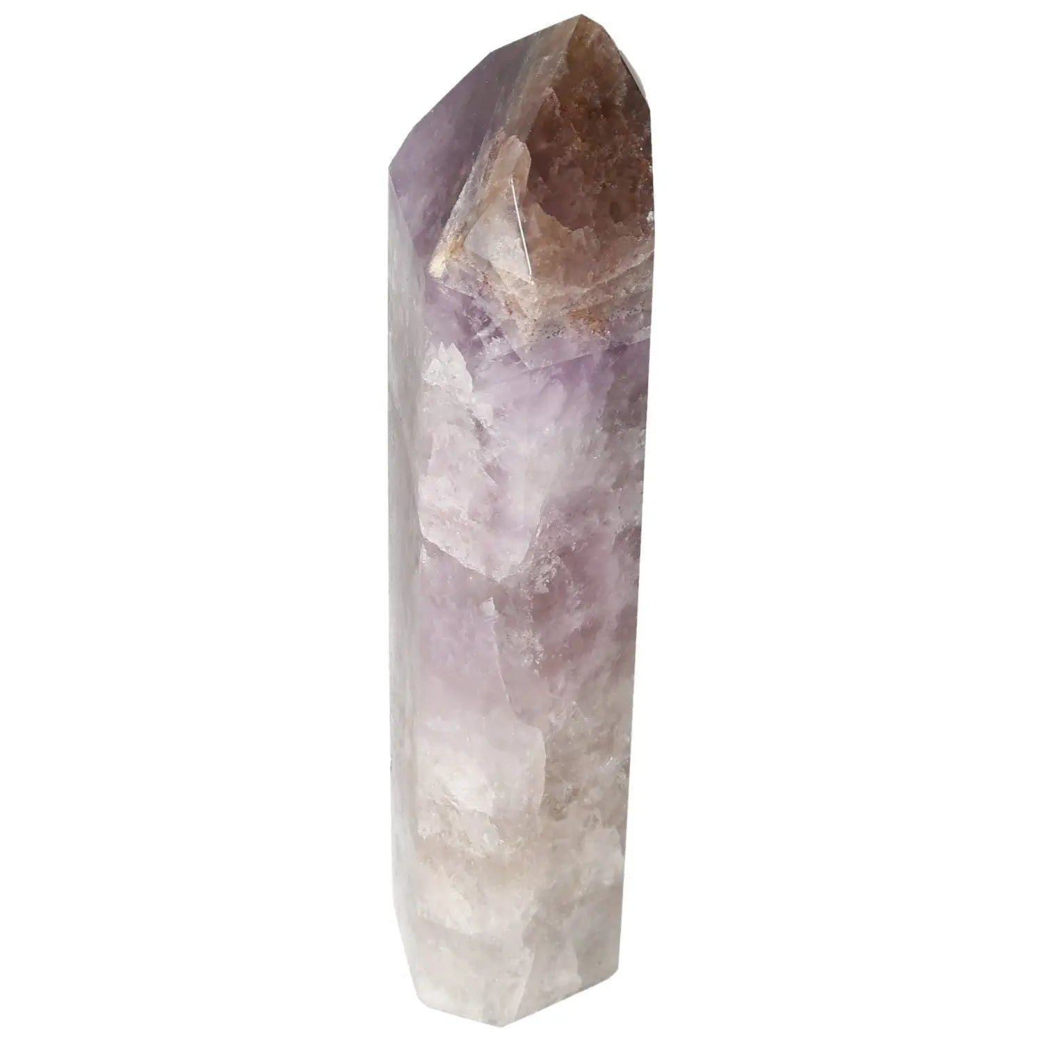 Seven Point Polished Amethyst crystal, enhancing luxury and energy, from Sylvia Crystals.