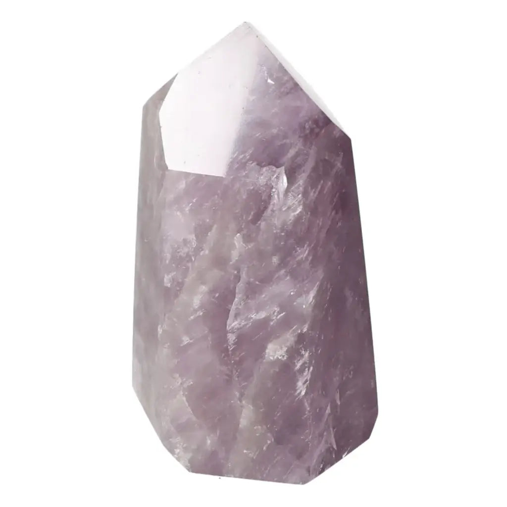 Seven Point Polished Amethyst crystal from Sylvia Crystals, showcasing its premium quality and spiritual significance.