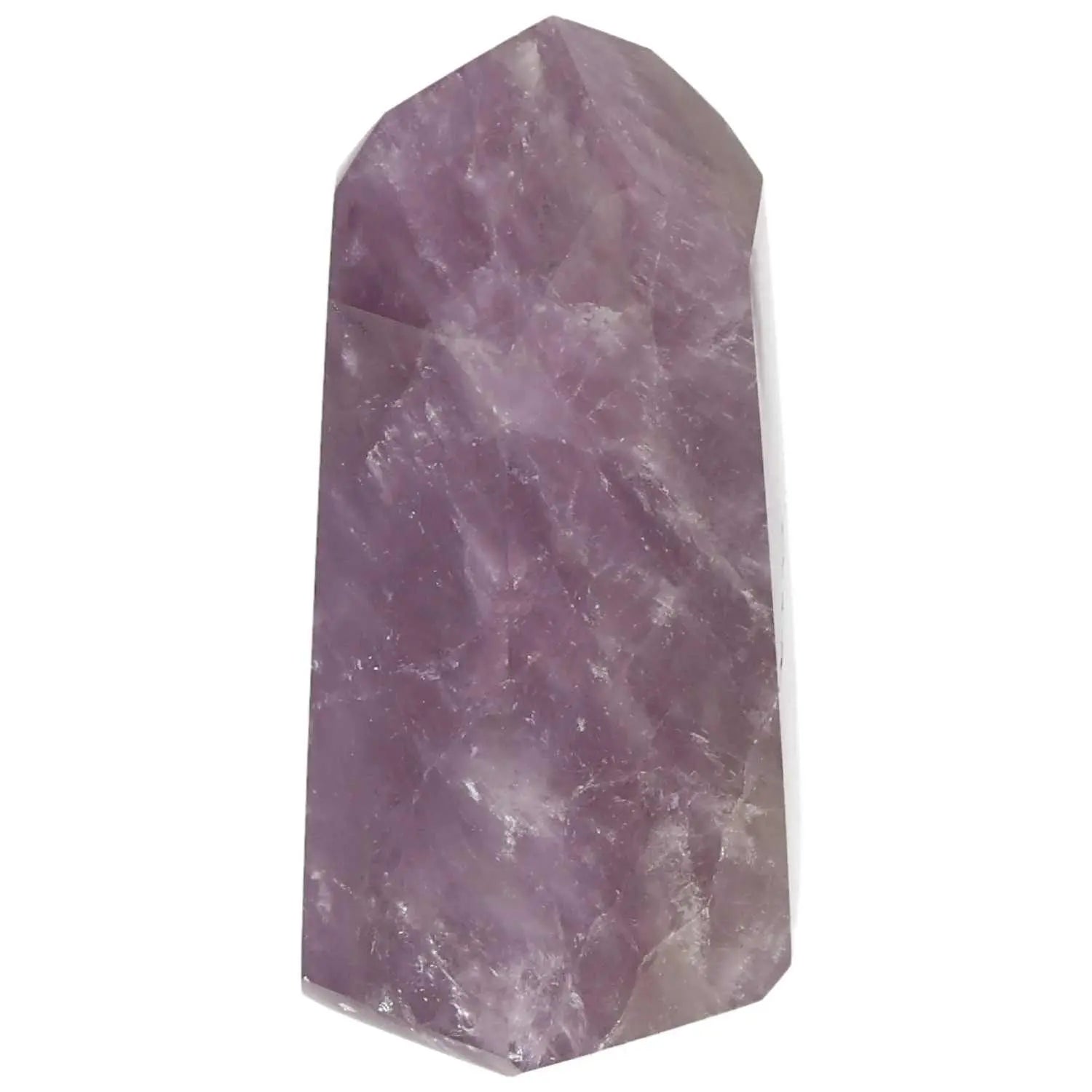 Seven Point Polished Amethyst crystal from Sylvia Crystals, known for enhancing spiritual awakening with superb quality.