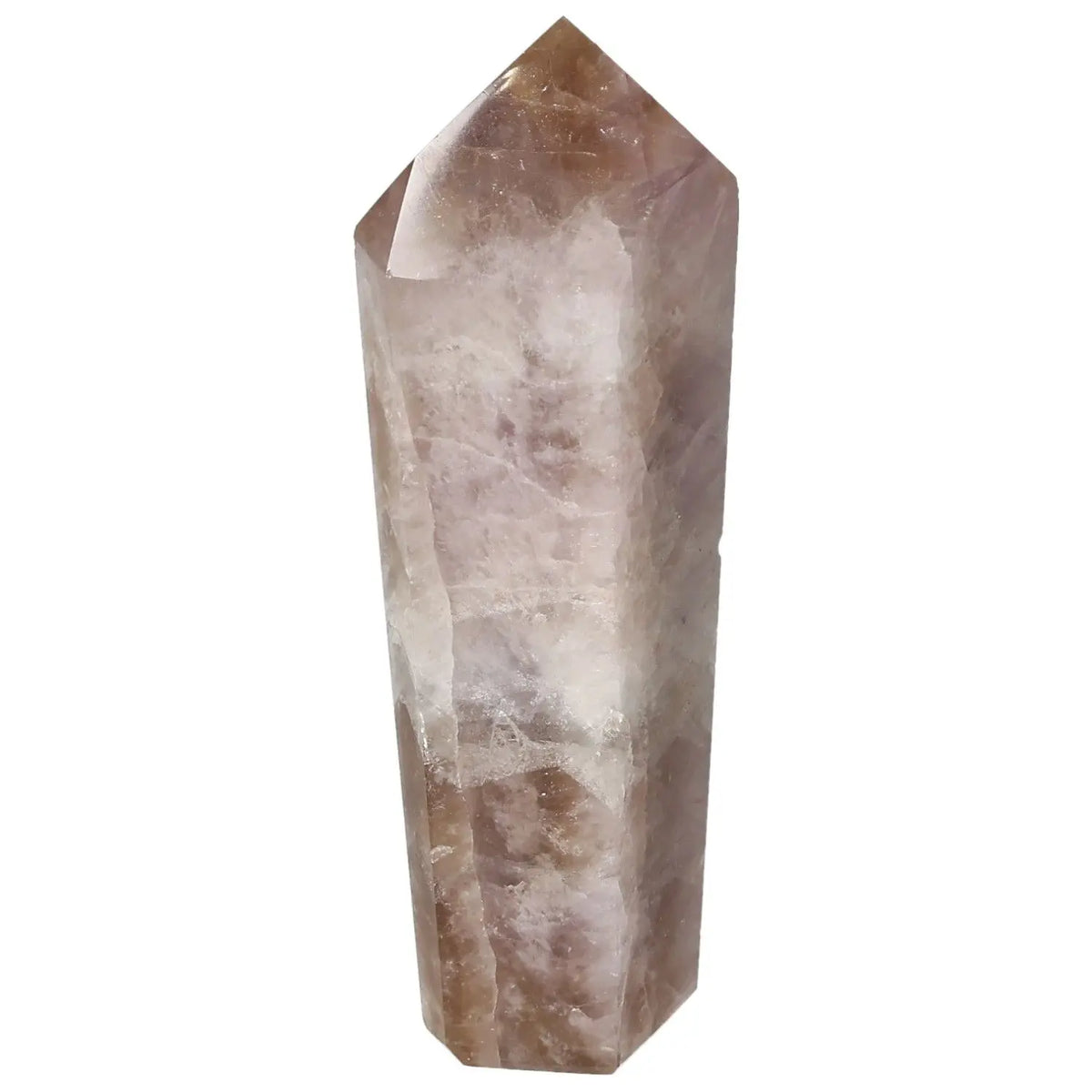 Seven Point Polished Amethyst crystal from Sylvia Crystals, a calming energy stone with transformative powers.