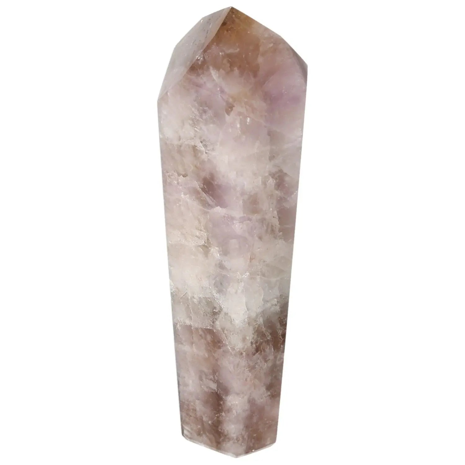 Seven Point Polished Amethyst crystal from Sylvia Crystals, known for calming energy and stress relief.