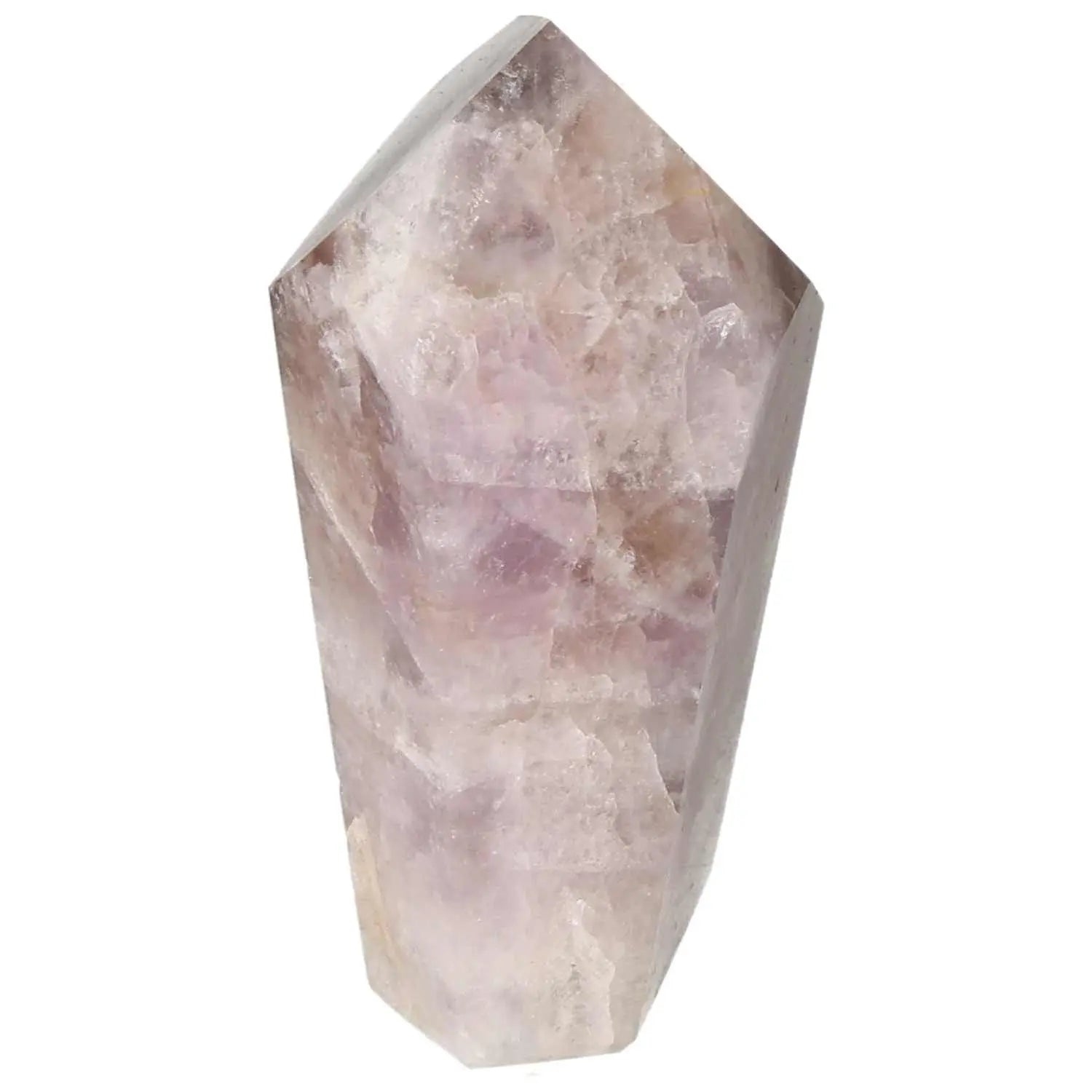 Seven Point Polished Amethyst crystal with deep purple hues, symbolizing tranquility and spiritual clarity by Sylvia Crystals.