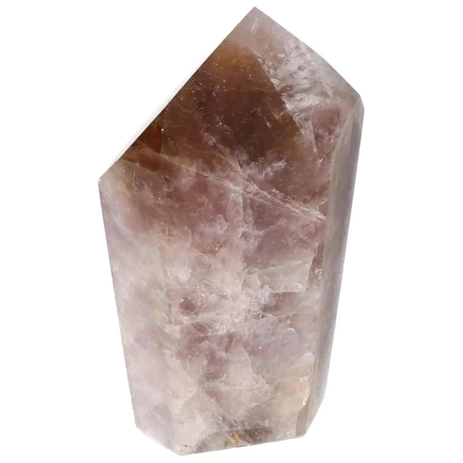 Seven Point Polished Amethyst crystal by Sylvia Crystals, luxury deep purple gemstone symbolizing tranquility and spiritual clarity.