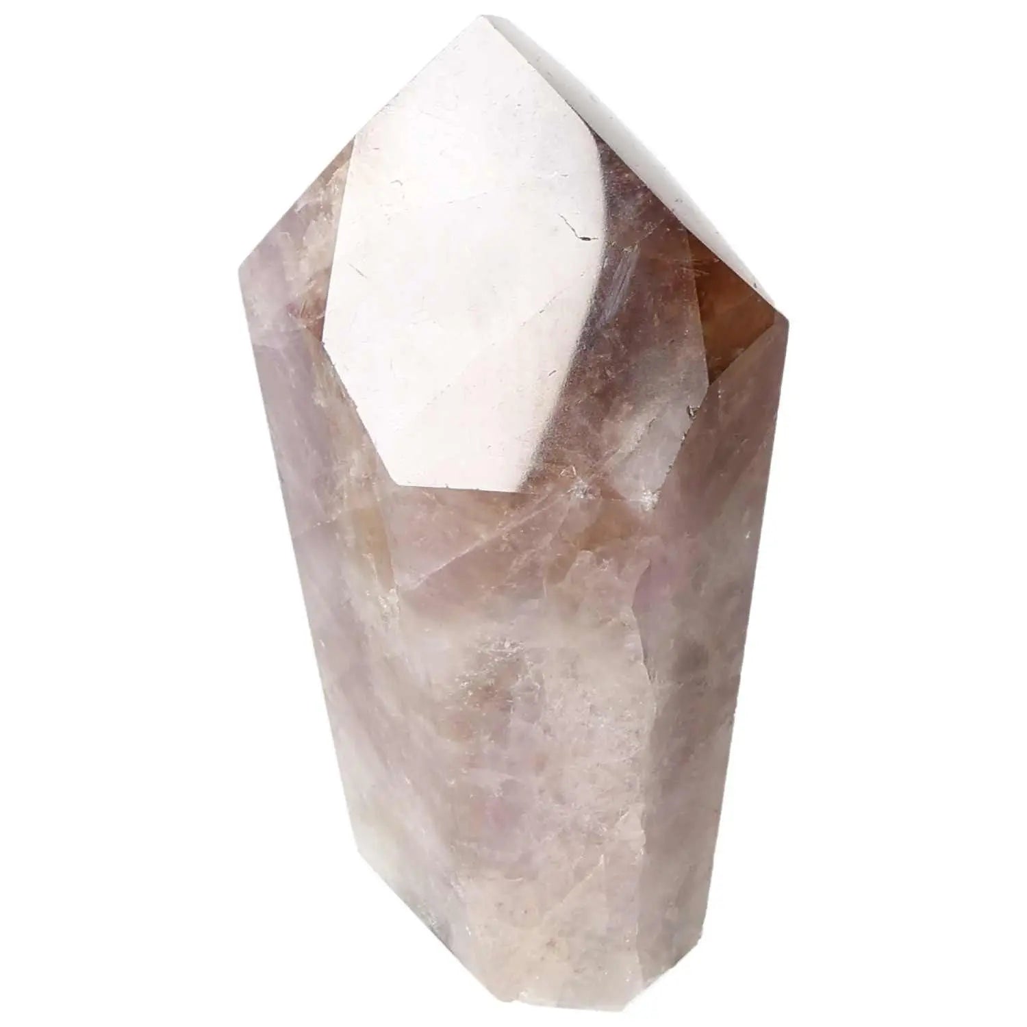 Seven Point Polished Amethyst crystal, featuring deep purple hues and serene elegance, from Sylvia Crystals.