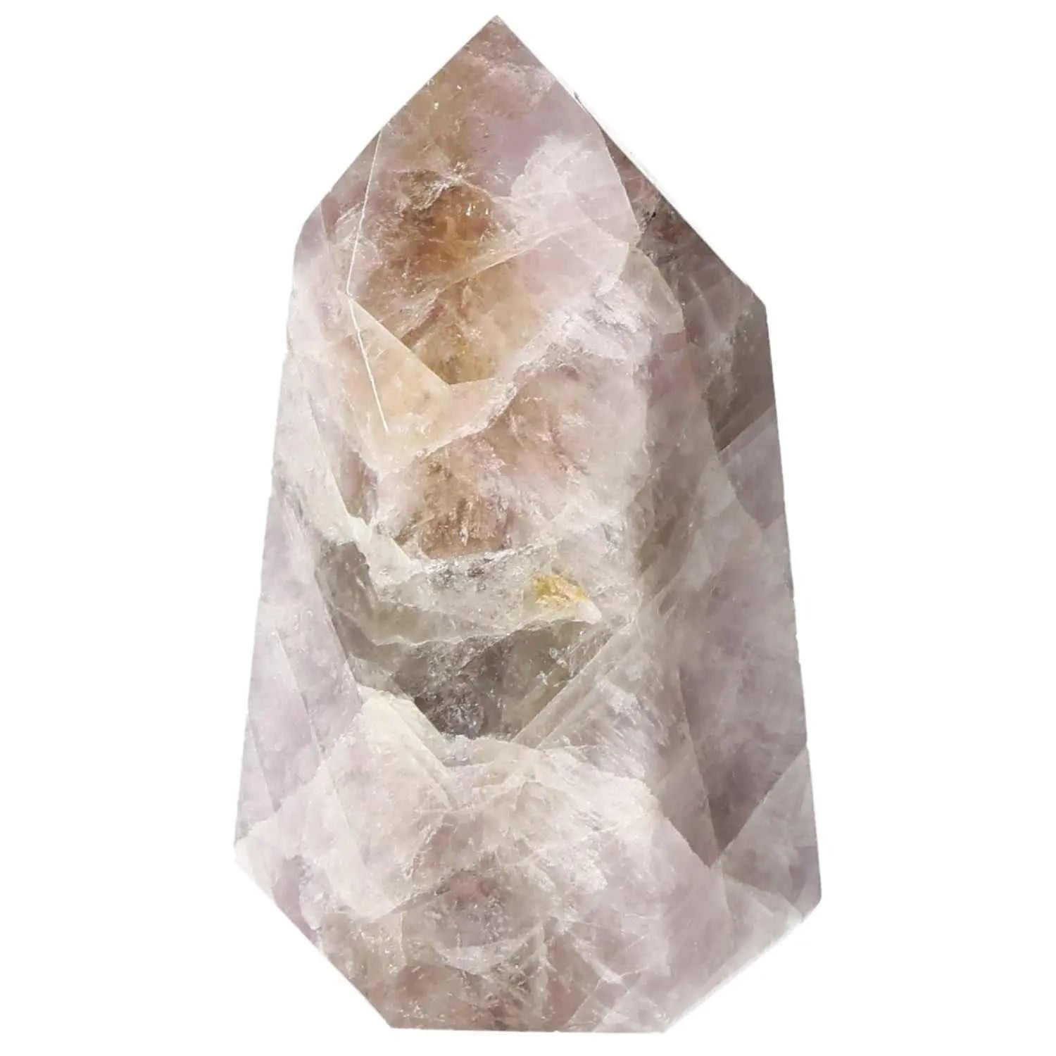 Seven Point Polished Amethyst crystal showcasing premium craftsmanship and spiritual elegance by Sylvia Crystals.