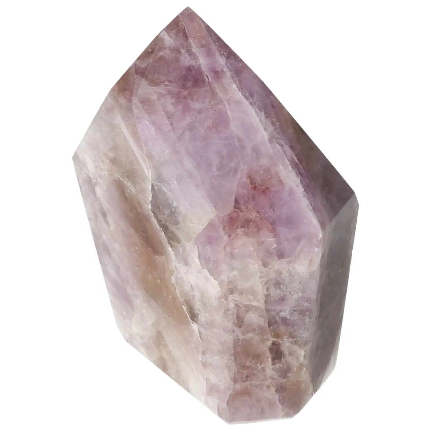 Seven Point Polished Amethyst crystal enhancing concentration and stress relief, crafted by Sylvia Crystals.