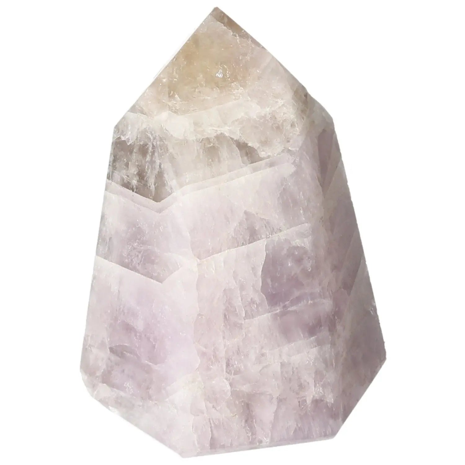 Seven Point Polished Amethyst Crystal, luxury stress-reducing stone from Sylvia Crystals, showcasing premium quality and craftsmanship.