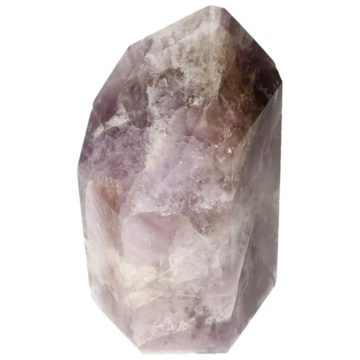 Seven Point Polished Amethyst crystal by Sylvia Crystals, luxury spiritual gemstone for enhancing awareness.