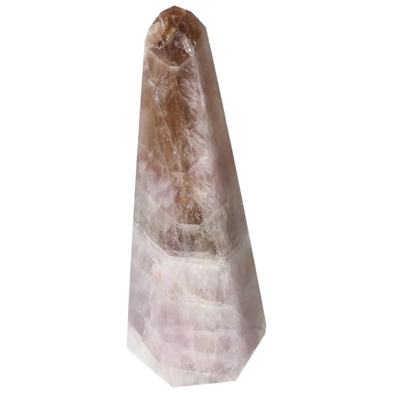 Seven Point Polished Amethyst Crystal for stress relief and focus from Sylvia Crystals.