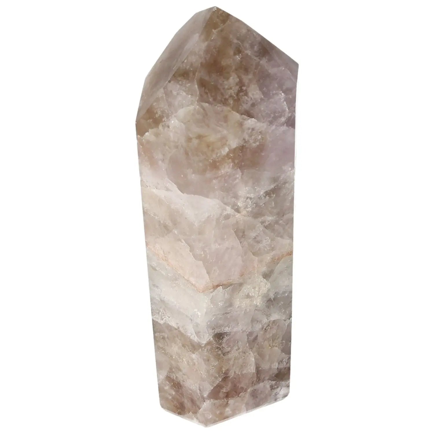Alt Tag: Elegant Seven Point Polished Amethyst crystal showcasing unique, multi-mineral composition for enhanced spiritual experiences.