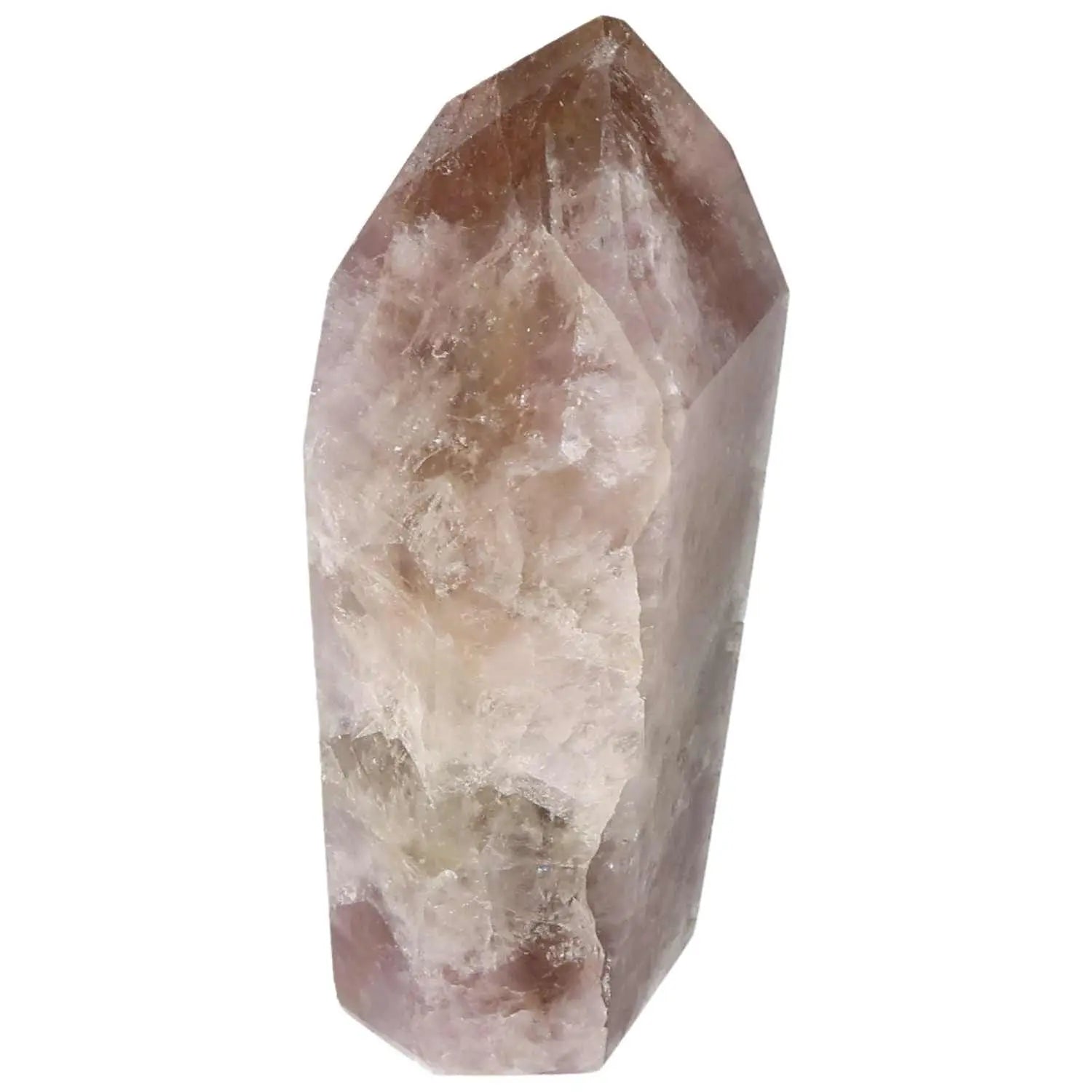 Seven Point Polished Amethyst crystal from Sylvia Crystals, perfect for reducing stress and enhancing concentration, exquisite display piece.