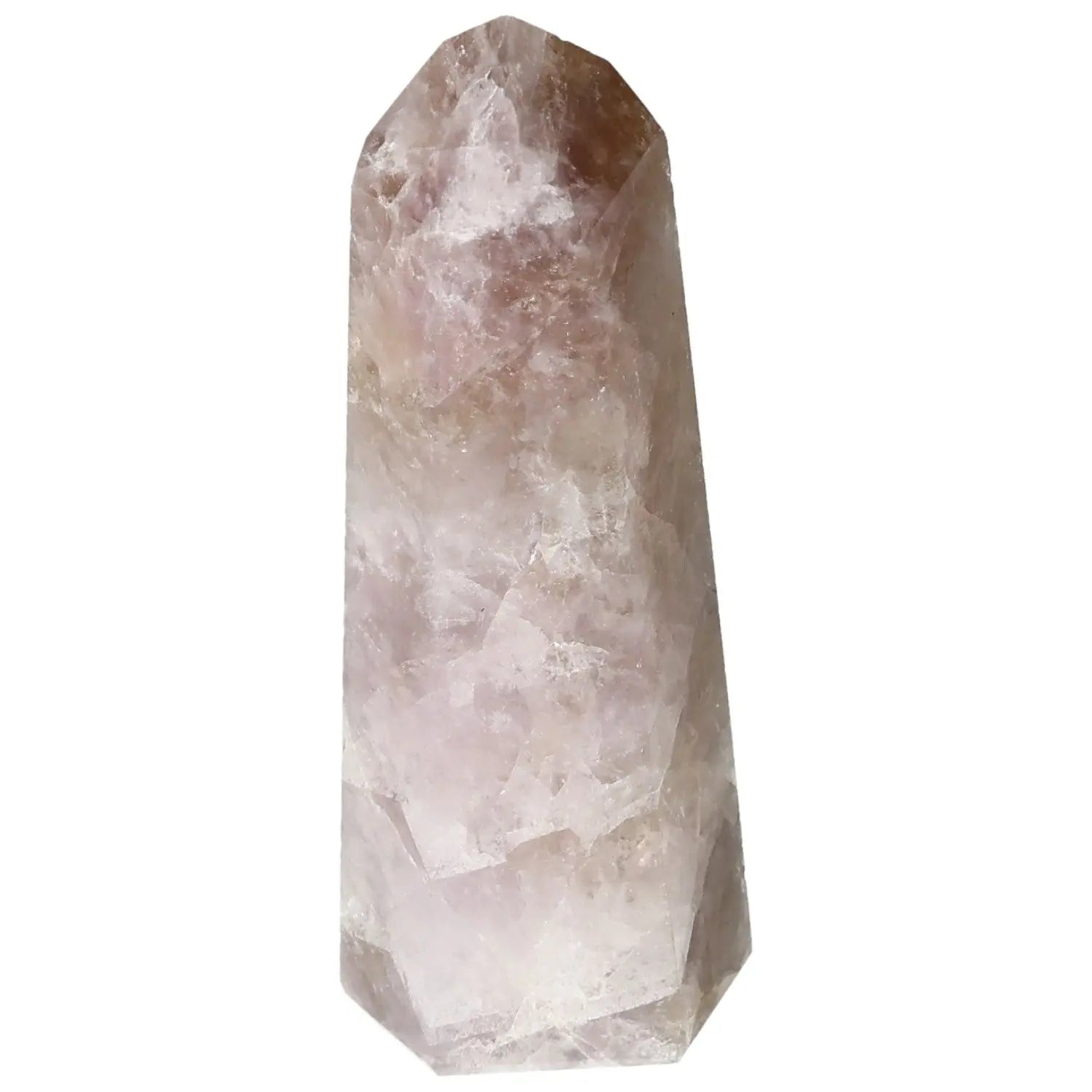 Alt Tag: Seven Point Polished Amethyst crystal from Sylvia Crystals, known for stress relief and energy enhancement.
