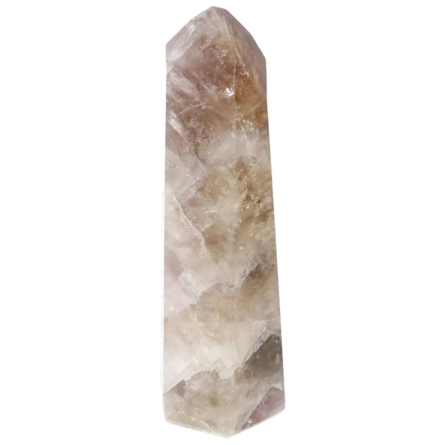 Seven Point Polished Amethyst crystal from Sylvia Crystals, enhancing energy and focus, stress-relieving premium gemstone.